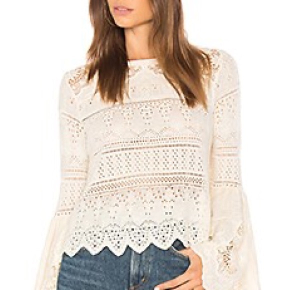 Free People Once Upon a Time Sweater in Ivory - Picture 6 of 13